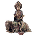 High Quality outdoor garden decor bronze female buddha statue